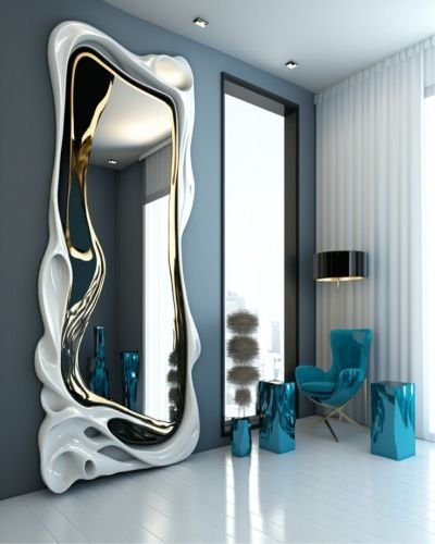 Laser-Cut Mirror & Frames, reference design 012