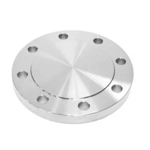 Blind flange with a closed centre